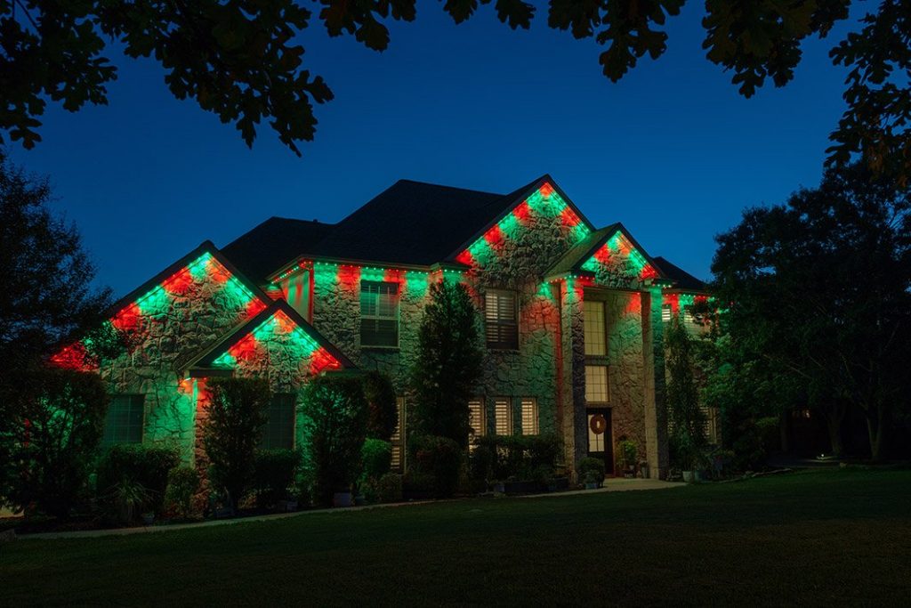 Excel Outdoor Lighting Co. Christmas Light Installation for 2022 in Austin, Buda, Kyle, San Marcos